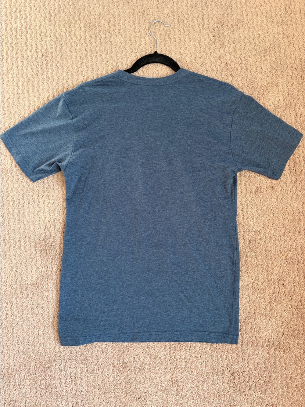 Next Level Apparel Heather Blue Sally Ride Stamp Graphic Tee - Picture 4 of 4